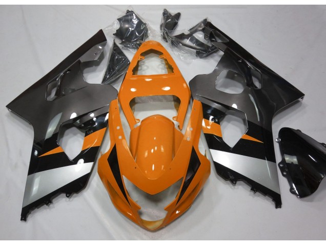 Naranja & Plata 2004-2005 Suzuki GSXR 600-750 Carenados Moto Naranja & Plata 2004-2005 Suzuki GSXR 600-750 Carenados Moto
