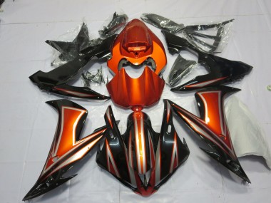 Naranja Quemada 2004-2006 Yamaha R1 Carenados Moto