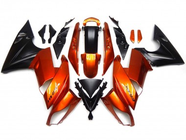 Naranja Quemada 2009-2011 Kawasaki Ninja 650R Carenados Moto