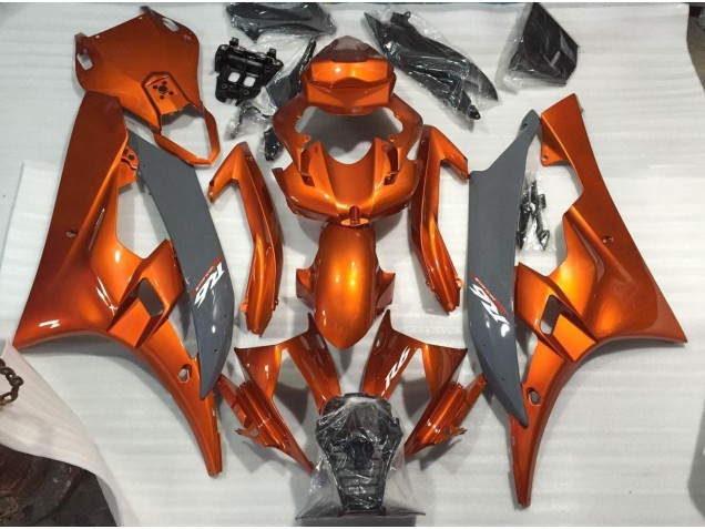 Naranja Quemada & Nardo 2006-2007 Yamaha R6 Carenados Moto Naranja Quemada & Nardo 2006-2007 Yamaha R6 Carenados Moto