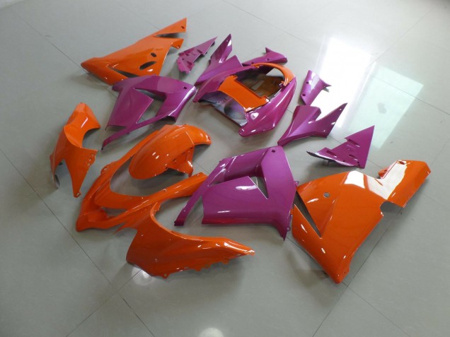 Naranja Rosa 2004-2005 Kawasaki ZX10R Carenados Moto Naranja Rosa 2004-2005 Kawasaki ZX10R Carenados Moto