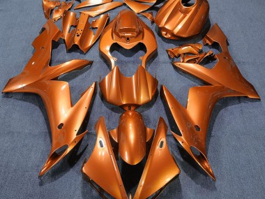 Naranja Sólido 2004-2006 Yamaha R1 Carenados Moto
