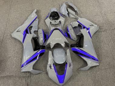 Nardo Con Rayas Azules 2017-2023 Honda CBR1000RR Carenados Moto