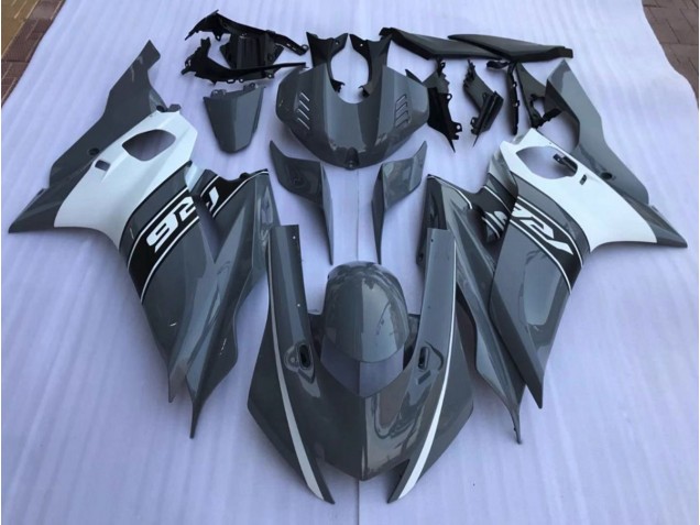 Nardo Gris & Blanco 2017-2021 Yamaha R6 Carenados Moto Nardo Gris & Blanco 2017-2021 Yamaha R6 Carenados Moto