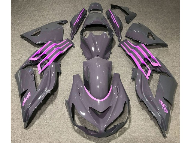 Nardo Gris & Rosa 2012-2021 Kawasaki ZX14R Carenados Moto Nardo Gris & Rosa 2012-2021 Kawasaki ZX14R Carenados Moto