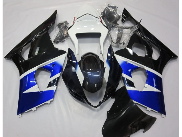 Negro Azul & Blanco 2003-2004 Suzuki GSXR 1000 Carenados Moto Negro Azul & Blanco 2003-2004 Suzuki GSXR 1000 Carenados Moto