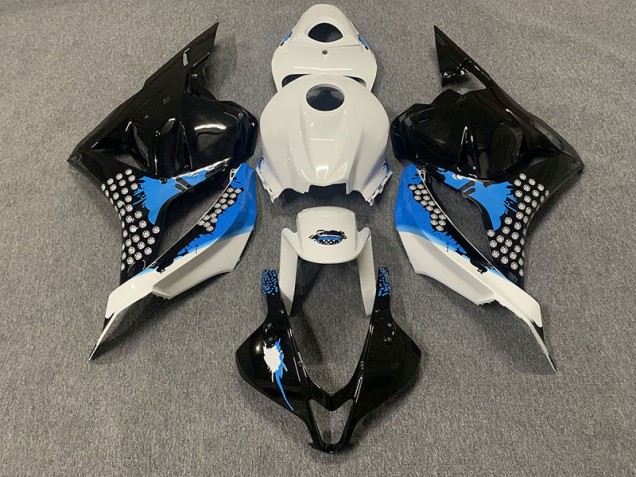 Negro Azul & Blanco 2009-2012 Honda CBR600RR Carenados Moto Negro Azul & Blanco 2009-2012 Honda CBR600RR Carenados Moto