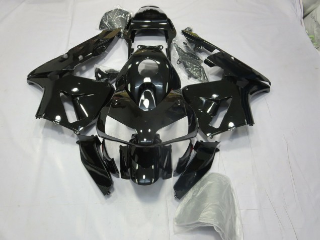 Negro Brillante 2003-2004 Honda CBR600RR Carenados Moto Negro Brillante 2003-2004 Honda CBR600RR Carenados Moto