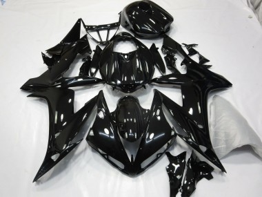 Negro Brillante 2004-2006 Yamaha R1 Carenados Moto