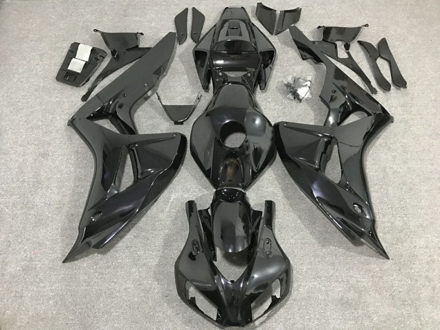 Negro Brillante 2006-2007 Honda CBR1000RR Carenados Moto Negro Brillante 2006-2007 Honda CBR1000RR Carenados Moto