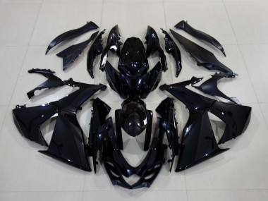 Negro Brillante 2009-2016 Suzuki GSXR 1000 Carenados Moto