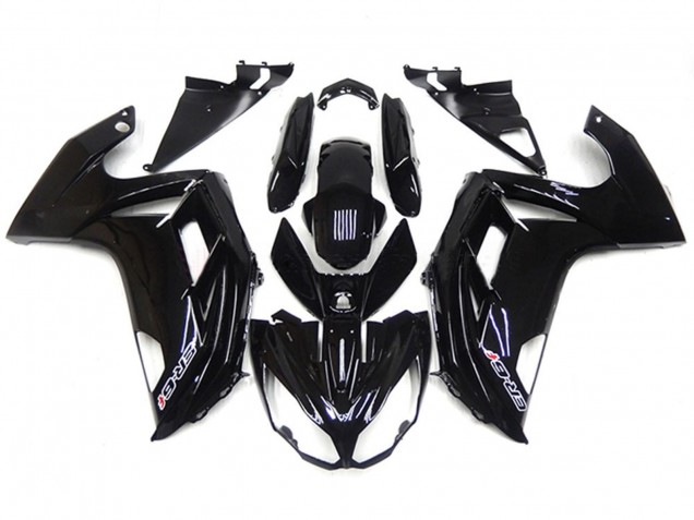 Negro Brillante 2012-2014 Kawasaki ER6F Carenados Moto Negro Brillante 2012-2014 Kawasaki ER6F Carenados Moto