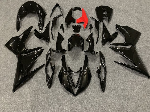 Negro Brillante 2013-2016 Triumph Daytona 675 Carenados Moto Negro Brillante 2013-2016 Triumph Daytona 675 Carenados Moto