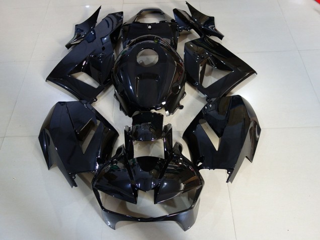 Negro Brillante 2013-2023 Honda CBR600RR Carenados Moto Negro Brillante 2013-2023 Honda CBR600RR Carenados Moto