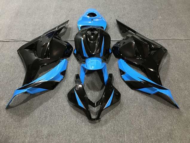 Negro Brillante & Azul Cielo 2009-2012 Honda CBR600RR Carenados Moto Negro Brillante & Azul Cielo 2009-2012 Honda CBR600RR Carenados Moto