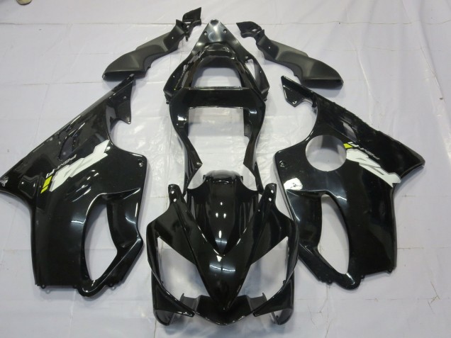 Negro Brillante Con Calcomanías 2001-2003 Honda CBR600 F4i Carenados Moto Negro Brillante Con Calcomanías 2001-2003 Honda CBR600 F4i Carenados Moto
