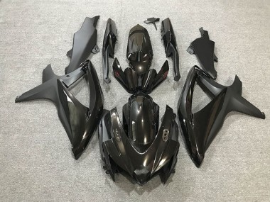 Negro Brillante/Mate 2008-2010 Suzuki GSXR 600-750 Carenados Moto