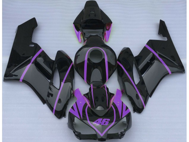 Negro Brillante & Morado 2004-2005 Honda CBR1000RR Carenados Moto Negro Brillante & Morado 2004-2005 Honda CBR1000RR Carenados Moto