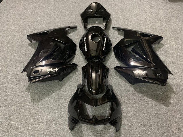 Negro Brillante OEM 2008-2012 Kawasaki Ninja 250 Carenados Moto Negro Brillante OEM 2008-2012 Kawasaki Ninja 250 Carenados Moto