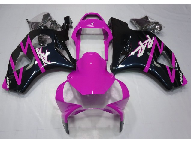 Negro Brillante & Rosa 2002-2003 Honda CBR954RR Carenados Moto Negro Brillante & Rosa 2002-2003 Honda CBR954RR Carenados Moto