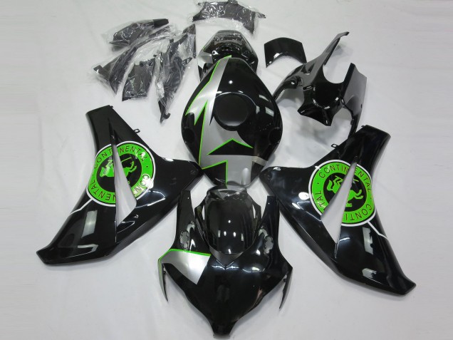 Negro Brillante & Verde 2008-2011 Honda CBR1000RR Carenados Moto Negro Brillante & Verde 2008-2011 Honda CBR1000RR Carenados Moto