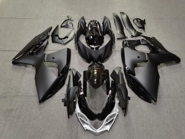 Negro Liso Mate & Brillante 2009-2016 Suzuki GSXR 1000 Carenados Moto