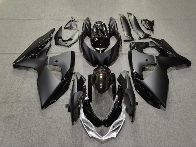 Negro Liso Mate & Brillante 2009-2016 Suzuki GSXR 1000 Carenados Moto Negro Liso Mate & Brillante 2009-2016 Suzuki GSXR 1000 Carenados Moto