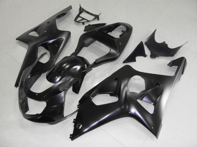 Negro Mate 2000-2002 Suzuki GSXR 1000 Carenados Moto Negro Mate 2000-2002 Suzuki GSXR 1000 Carenados Moto