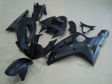 Negro Mate 2003-2004 Kawasaki ZX6R Carenados Moto