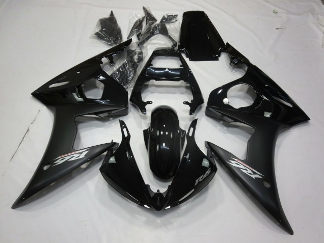 Negro Mate 2003-2004 Yamaha R6 Carenados Moto Negro Mate 2003-2004 Yamaha R6 Carenados Moto