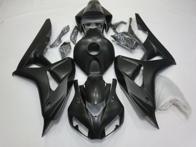 Negro Mate 2006-2007 Honda CBR1000RR Carenados Moto