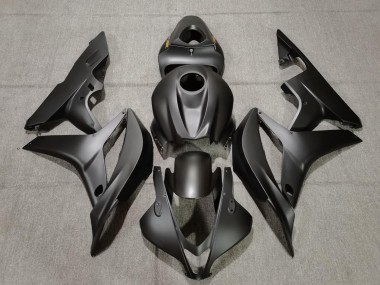 Negro Mate 2007-2008 Honda CBR600RR Carenados Moto