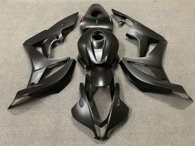 Negro Mate 2007-2008 Honda CBR600RR Carenados Moto