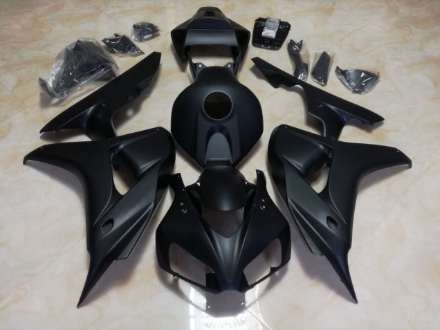Negro Mate 2008-2011 Honda CBR1000RR Carenados Moto