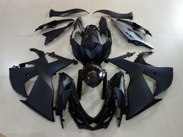Negro Mate 2009-2016 Suzuki GSXR 1000 Carenados Moto Negro Mate 2009-2016 Suzuki GSXR 1000 Carenados Moto