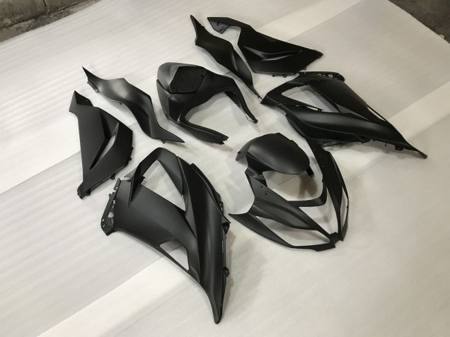 Negro Mate 2013-2018 Kawasaki ZX6R Carenados Moto