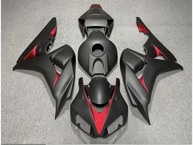 Negro Mate & Azul Claro 2006-2007 Honda CBR1000RR Carenados Moto Negro Mate & Azul Claro 2006-2007 Honda CBR1000RR Carenados Moto