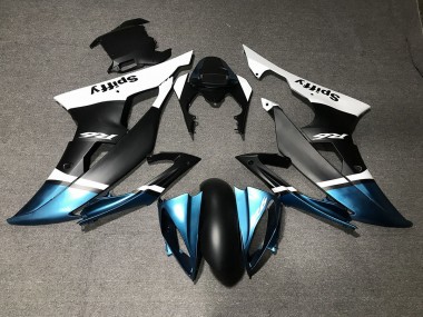 Negro Mate & Azul Especial 2008-2016 Yamaha R6 Carenados Moto