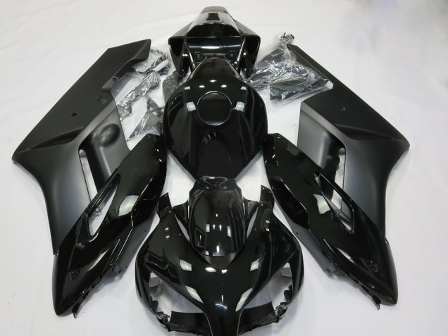 Negro Mate & Brillante 2004-2005 Honda CBR1000RR Carenados Moto Negro Mate & Brillante 2004-2005 Honda CBR1000RR Carenados Moto