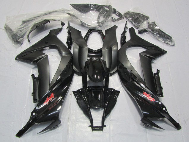 Negro Mate Brillo 2011-2015 Kawasaki ZX10R Carenados Moto Negro Mate Brillo 2011-2015 Kawasaki ZX10R Carenados Moto
