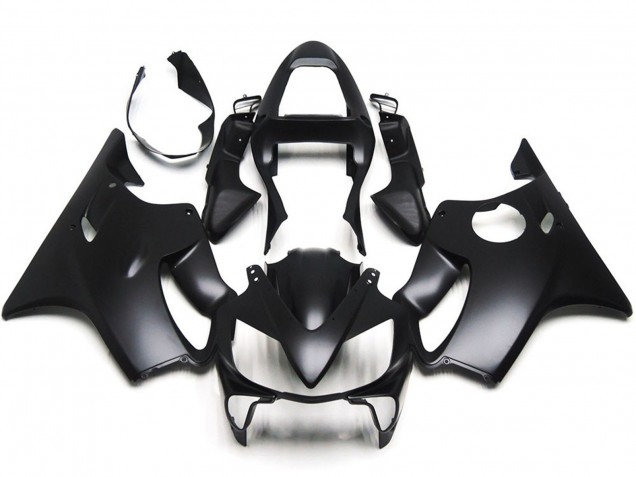Negro Mate Liso 2001-2003 Honda CBR600 F4i Carenados Moto Negro Mate Liso 2001-2003 Honda CBR600 F4i Carenados Moto