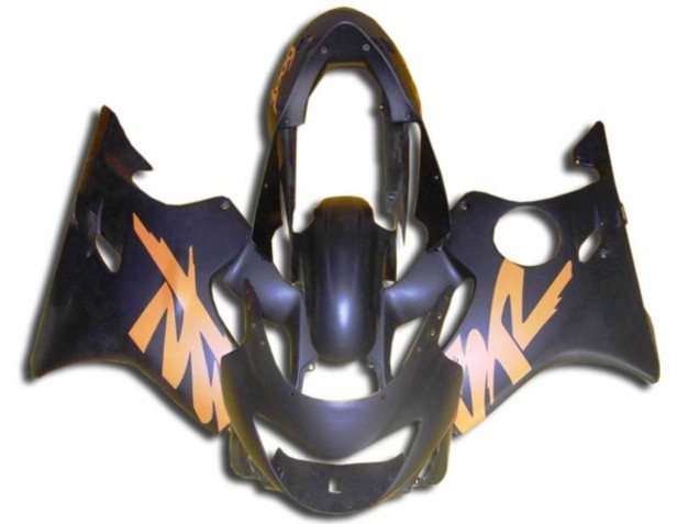 Negro Mate & Naranja 1999-2000 Honda CBR600 F4 Carenados Moto Negro Mate & Naranja 1999-2000 Honda CBR600 F4 Carenados Moto