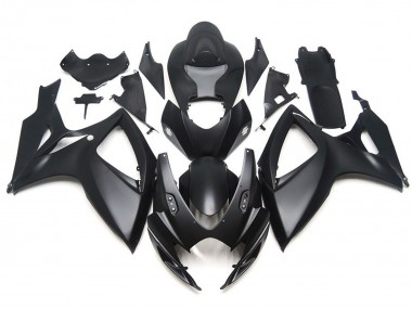 Negro Mate OEM Estilo Personalizado 2006-2007 Suzuki GSXR 600-750 Carenados Moto