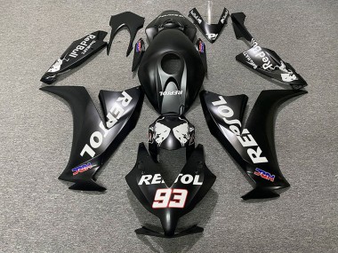 Negro Mate Repsol 2012-2016 Honda CBR1000RR Carenados Moto