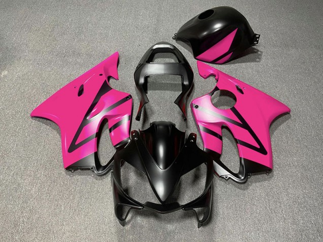 Negro Mate & Rosa 2001-2003 Honda CBR600 F4i Carenados Moto Negro Mate & Rosa 2001-2003 Honda CBR600 F4i Carenados Moto