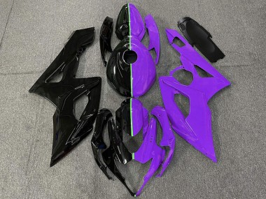 Negro & Morado 2005-2006 Suzuki GSXR 1000 Carenados Moto