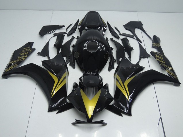 Negro & Oro 2012-2016 Honda CBR1000RR Carenados Moto Negro & Oro 2012-2016 Honda CBR1000RR Carenados Moto