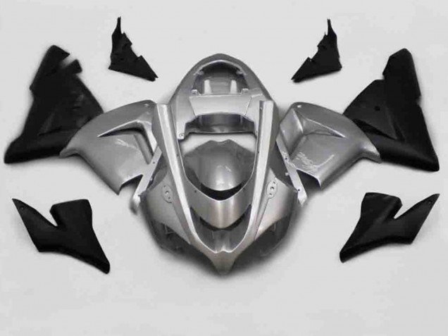Negro Plata 2004-2005 Kawasaki ZX10R Carenados Moto Negro Plata 2004-2005 Kawasaki ZX10R Carenados Moto