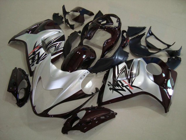 Negro Plata 2008-2020 Suzuki GSXR 1300 Carenados Moto Negro Plata 2008-2020 Suzuki GSXR 1300 Carenados Moto