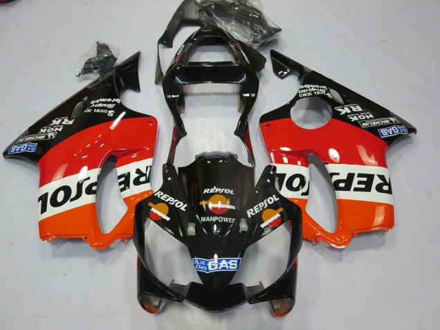 Negro Repsol 2001-2003 Honda CBR600 F4i Carenados Moto Negro Repsol 2001-2003 Honda CBR600 F4i Carenados Moto